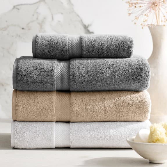 Folded towels