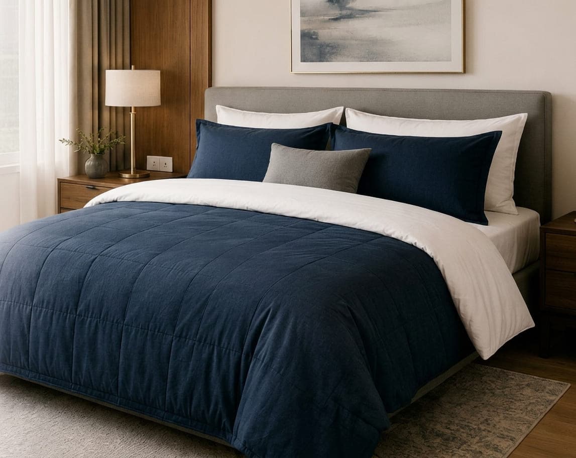 Quilted home bed